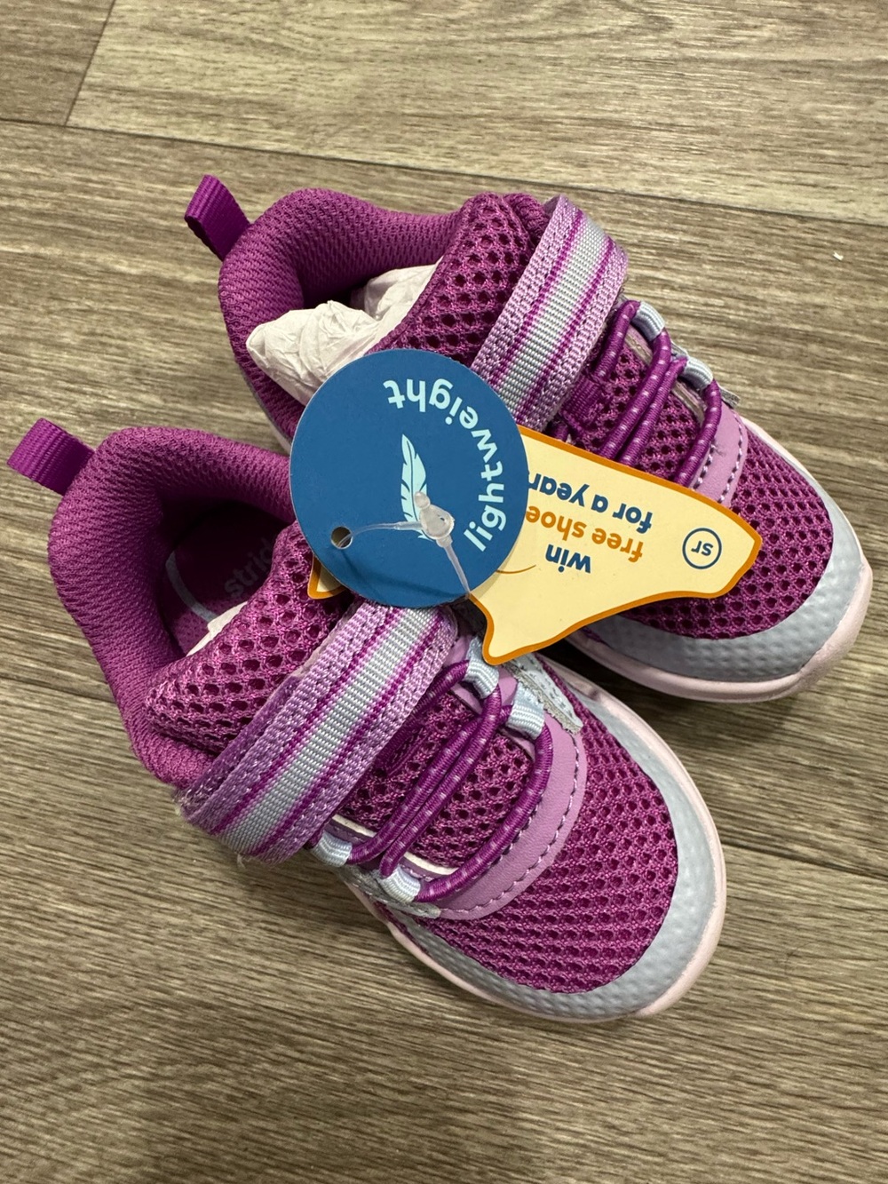 Stride Rite purple shoes toddler girl size 5.5